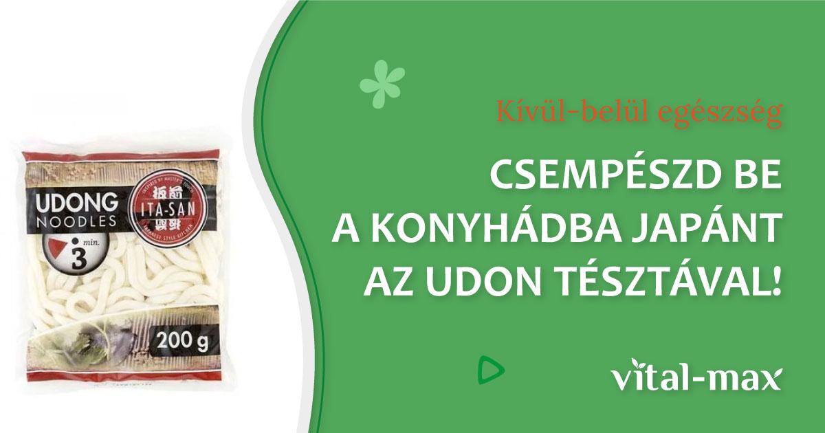 Csempészd be a konyhádba Japánt az udon tésztával!