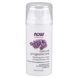 NOW Natural Progesterone Balancing Skin Cream with Lavender