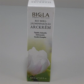Biola bio birs-jázminpakócás arckrém 30 ml