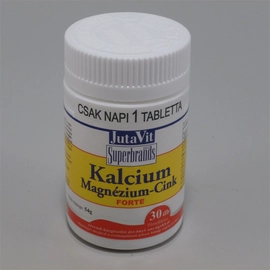 Jutavit kalcium+magnézium+cink forte + D3 vitamin 30 db