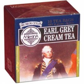 Mlesna earl grey krém filteres fekete tea 10x1,5g 10 db