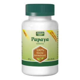 Zöldvér papaya tabletta 100% 60+18db 78 db
