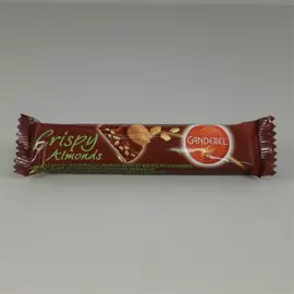 Canderel crispy almonds tejcsokoládé szelet gabona-mandula 27 g
