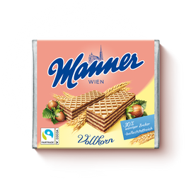 Manner vollkorn teljes kiőrlésű mogyorós ostya 75 g