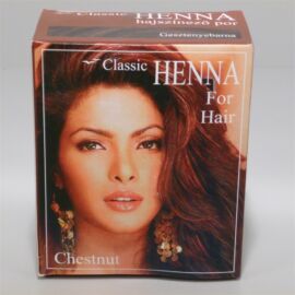 Classic Henna hajszínező por gesztenyebarna 100 g