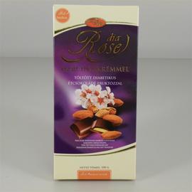 Sweetrose étcsokoládé marcipánkrémmel töltött fruktózzal 100 g
