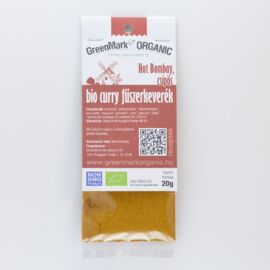 Greenmark bio curry fűszerkeverék csípős hot bombay 20 g