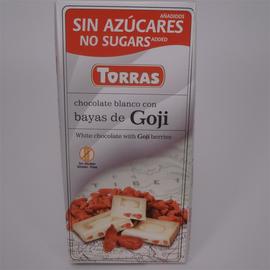 Torras glutén-és cukormentes fehércsokoládé goji bogyó 75 g