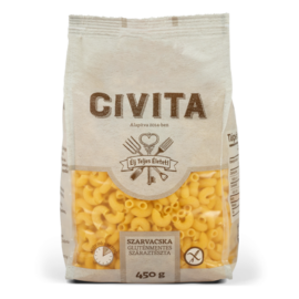 Civita kukorica száraztészta szarvacska 450 g