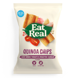 Eat Real quinoa chips napon szárított paradicsom, fokhagyma 30 g