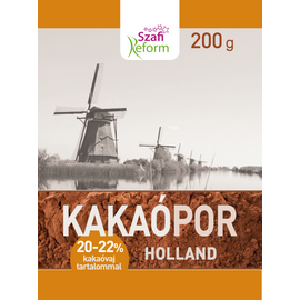 Szafi Reform holland kakaópor (20-22% kakaóvaj tartalom) 200 g