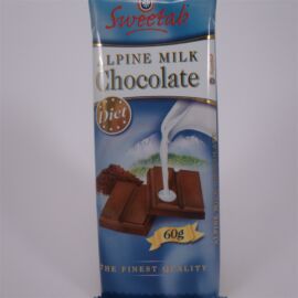 Sweetab tejcsokoládé fruktózzal 60 g