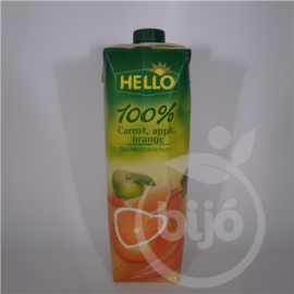Hello sárgarépa-narancs-alma 100% 1000 ml
