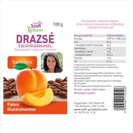 Szafi Reform drazsé édesítőszerekkel barackos 100 g