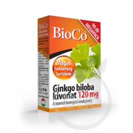 Bioco ginkgo biloba tabletta 120mg 90 db