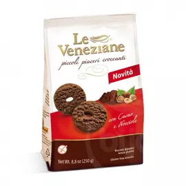 Le Veneziane keksz mogyorós és kakaós 250 g