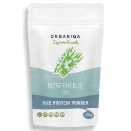 Organiqa 100% bio rizsfehérje por (80% fehérje) 200 g
