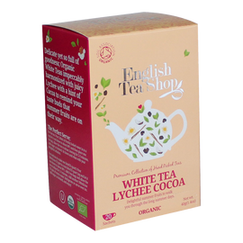 Ets bio 20 fehér tea licsivel és kakaóbabbal  20x2g   40g