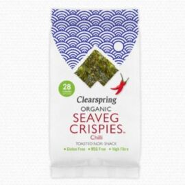 Clearspring bio ropogós tengeri alga snack chilis 4 g