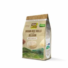 Rice Up snack puffasztott rizs korongok fehércsokis 50 g
