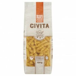 Civita magas rosttartalmú kukoricatészta fusilli 450 g