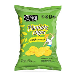 Samai plantain főzőbanán chips tengeri sós nagy kiszerelés 142 g