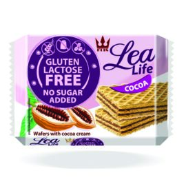 Lea life kakaós ostyaszelet hozzáadott cukor-, glutén-, laktóz nélkül 95 g