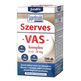 Jutavit szerves vas komplex forte 18 mg 100 db