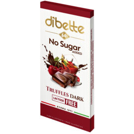 Dibette nas alkoholos meggyes krémmel töltött étcsokoládé hozzáadott cukor nélkül édesítőszerekkel 80 g