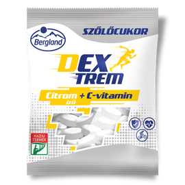 Dextreme szőlőcukor - citrom ízű + C-vitamin 70 g