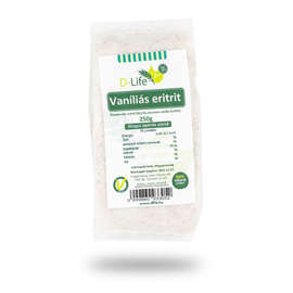 D-life vaníliás (bourbon) eritrit 250 g