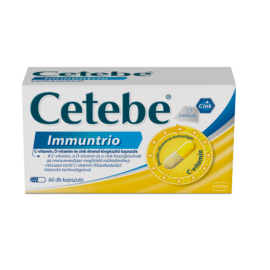 Cetebe Immuntrio c vitamin+d-vitamin+cink kapszula 60 db