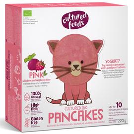 Cultured Foods organikus gluténmentes palacsintakeverék répával és málnalével (10 palacsintához) 220 g