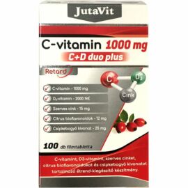 Jutavit c-vitamin 1000 C+D duo plus tabletta 100 db