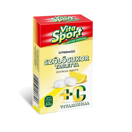 Vitasport szőlőcukor citrom ízű dobozos 60 g