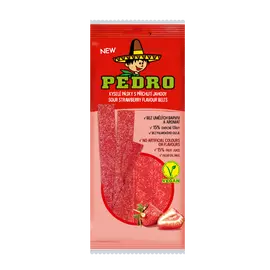Pedro strawberry belt gumicukor vegán 80 g