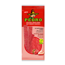 Pedro strawberry belt gumicukor vegán 80 g