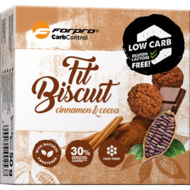 Forpro fit biscuit fahéjas-kakaós keksz édesítőszerrel 50 g