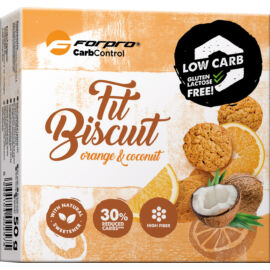 Forpro fit biscuit narancsos-kókuszos keksz édesítőszerrel 50 g
