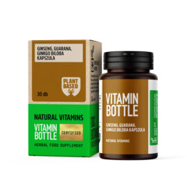 Vitamin Bottle ginseng-guarana-ginkgo kapszula 30 db