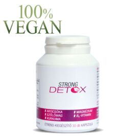 Strong detox articsóka, szőlőmag, kurkuma, magnézium és b6 vitamin összetételű étrend-kiegészítő kapszula 30 db