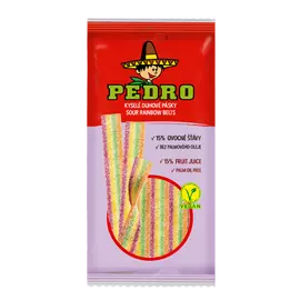 Pedro rainbow belt gumicukor vegán 80 g