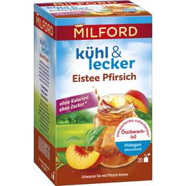 Milford kühl & lecker barack ízű hidegen elkészíthető fekete tea 20db 50 g