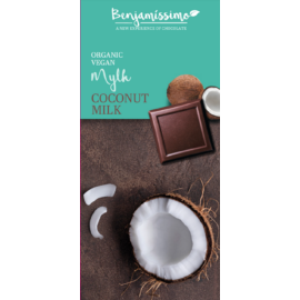 Benjamissimio bio vegán kókusztejes csokoládé 70 g