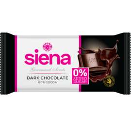 Siena étcsokoládé édesítőszerrel 90 g