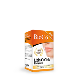 Bioco lizin c+cink komplex tabletta 30 db
