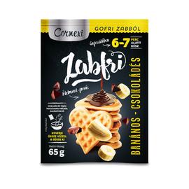 Cornexi zabfri banános-csokoládés alappor zabpehellyel, gofri és zabkása készítéséhez 65 g