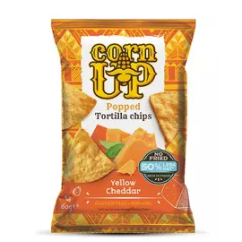 Corn Up tortilla chips cheddar ízű 60 g