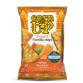 Corn Up tortilla chips cheddar ízű 60 g