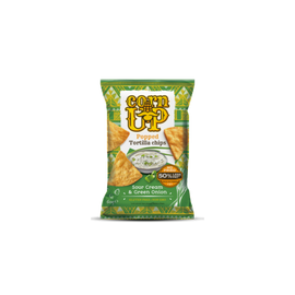 Corn Up tortilla chips hagymás tejfölös ízű 60 g